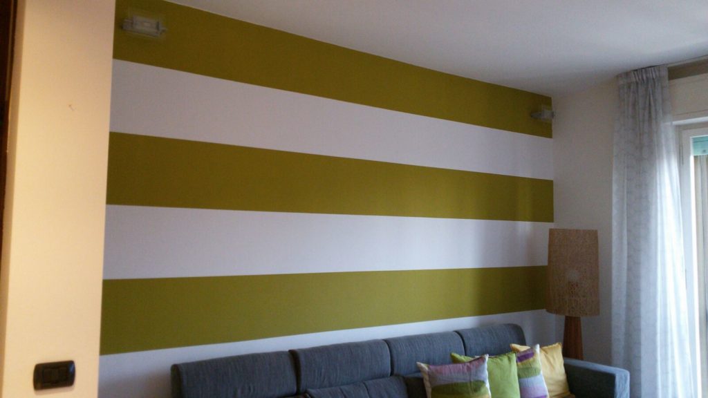 Fasce alternate bianco - verde (2)